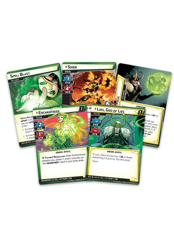 Marvel Champions LCG – Trickster Takeover: Scenario pack - Imagen 2