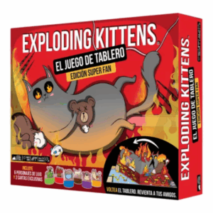Exploding Kittens – El juego de tablero: edición Super Fan