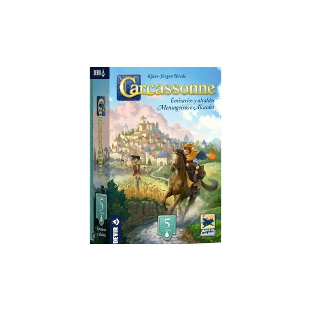 Carcassonne — Emisarios y Alcaldes. Exp5 – caja