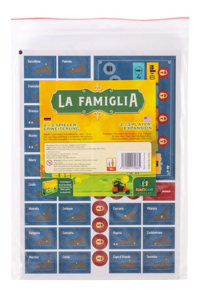 La Famiglia: Expansión 2 a 3 jugadores