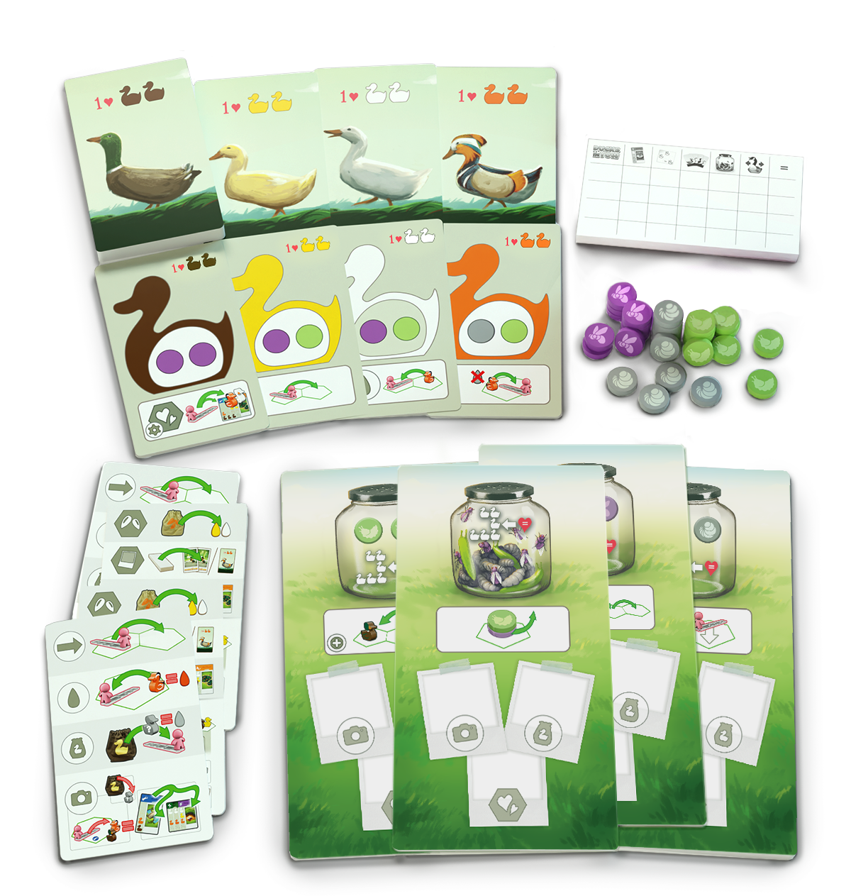 Ducks in Tow: The Bugs & Slugs Expansion - Imagen 2
