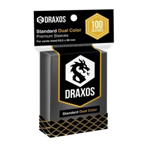 Protectores Draxos – Standard Dual Color Black 63,5x88mm