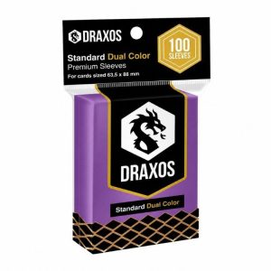 Protectores Draxos – Standard Dual Color Purple 63,5x88mm