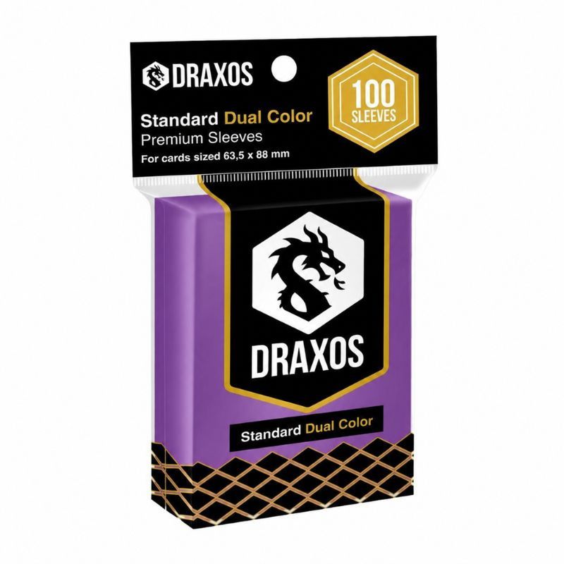 Protectores Draxos – Standard Dual Color Purple 63,5x88mm