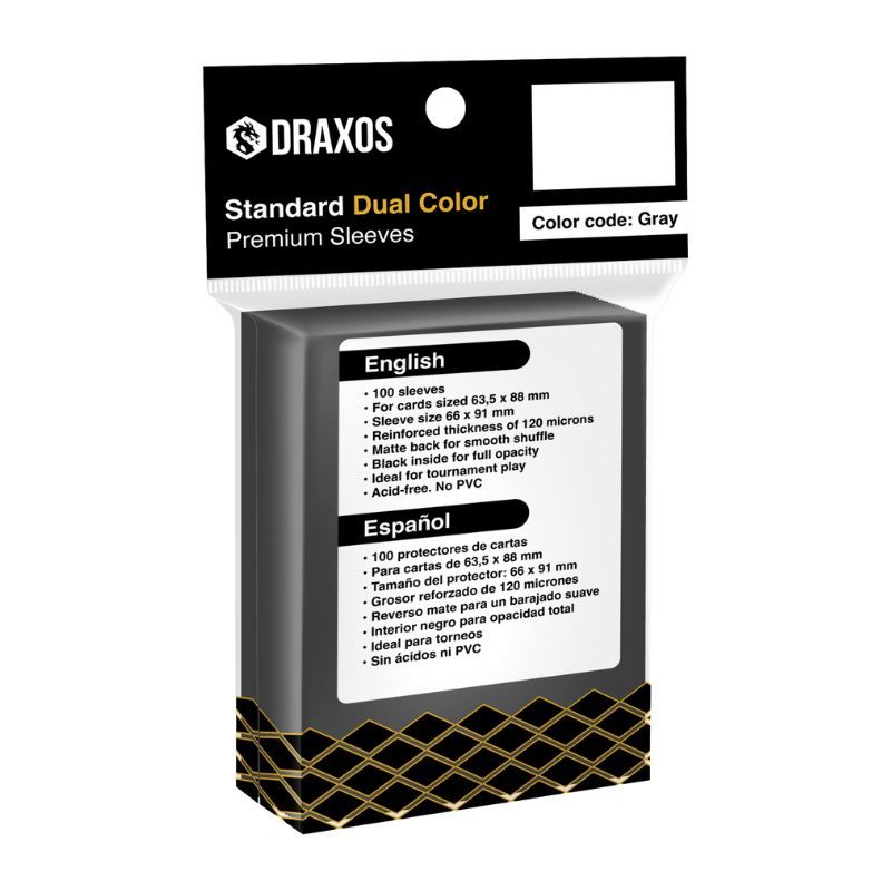 Protectores Draxos — Standard Dual Color Turquoise 63,5x88mm - Imagen 2
