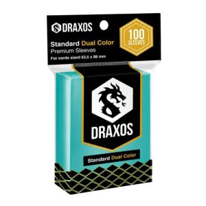 Protectores Draxos — Standard Dual Color Turquoise 63,5x88mm