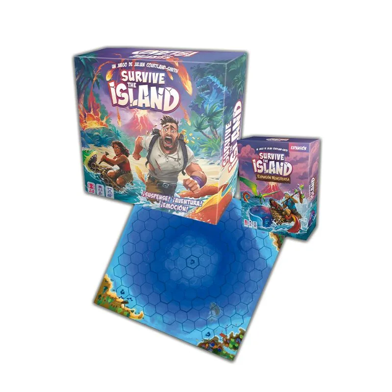 Pack Survive the Island con tablero de edición chilena