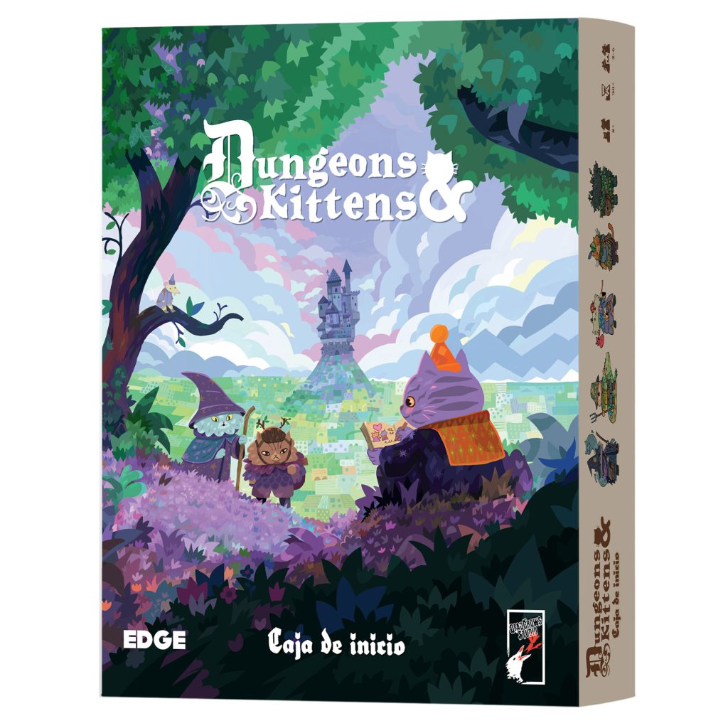 Dungeons and Kittens caja de inicio