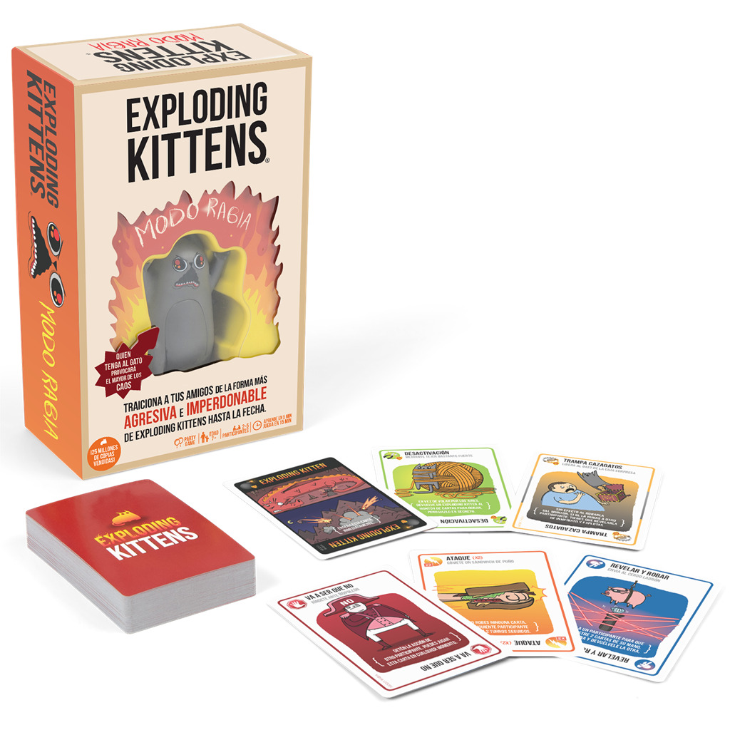 Exploding Kittens Modo Rabia - Imagen 3